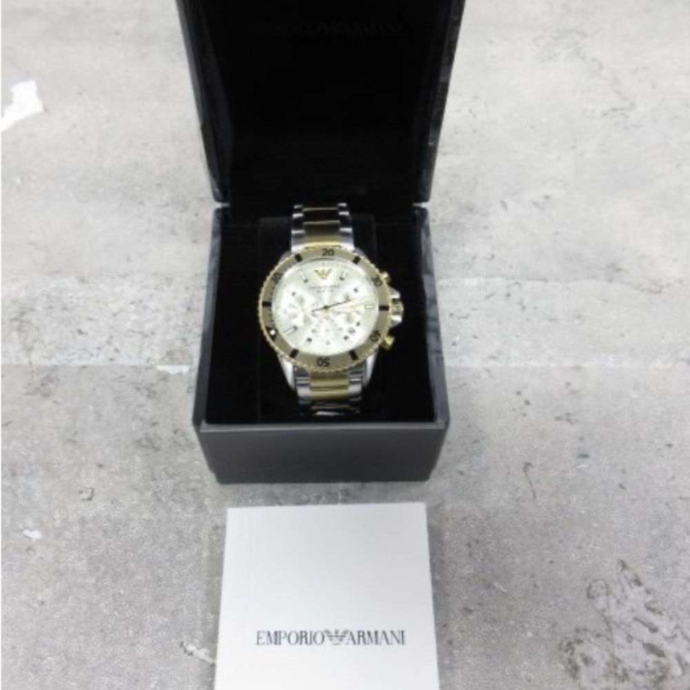 Emporio Armani Two-Tone Luxury Watch